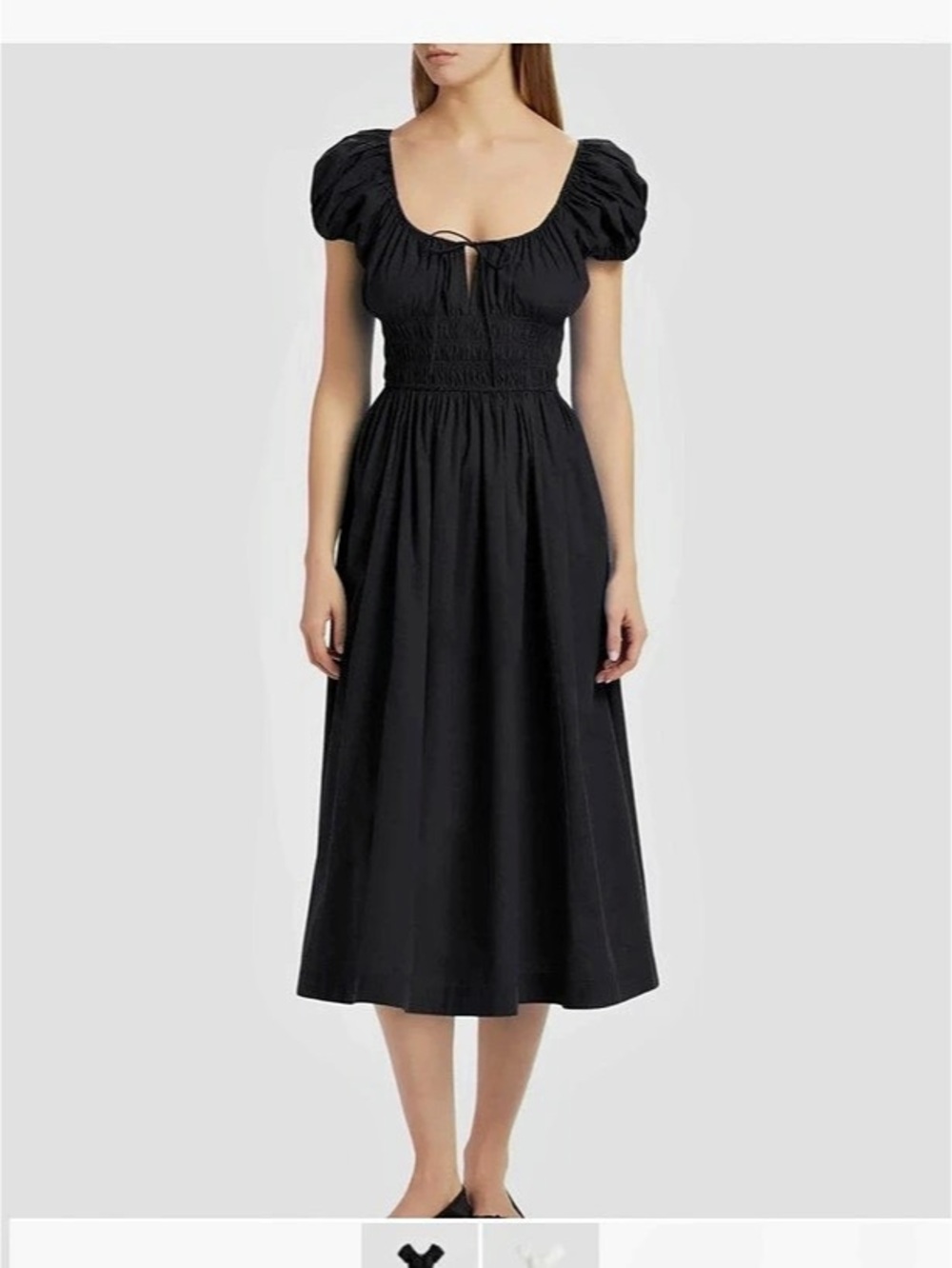 DOEN Ischia Dress Black Midi Dress